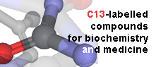 C13-Labelled compounds for biochemistry and medicine